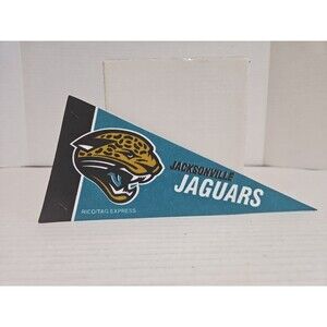 Jacksonville Jaguars NFL Football Mini Pennant 9"x4” Felt Banner Flag